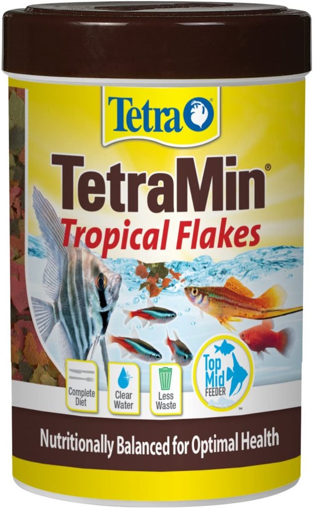 What fish can eat TetraMin tropical flakes?
