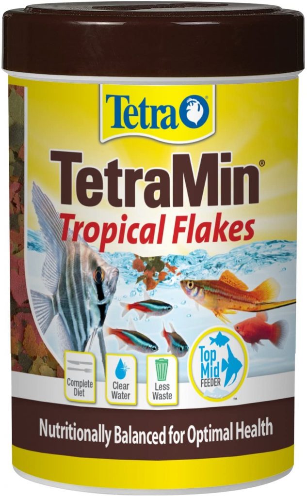 What fish can eat TetraMin tropical flakes?